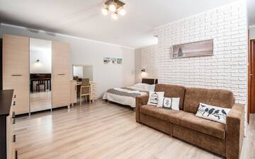 Фото номера Четырехместный номер с террасой Отели типа «постель и завтрак» Al Mare - Apartamenty i pokoje г. Сарбиново 3